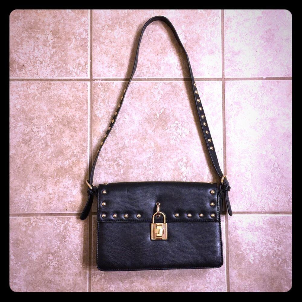 Black Vegan Leather Purse